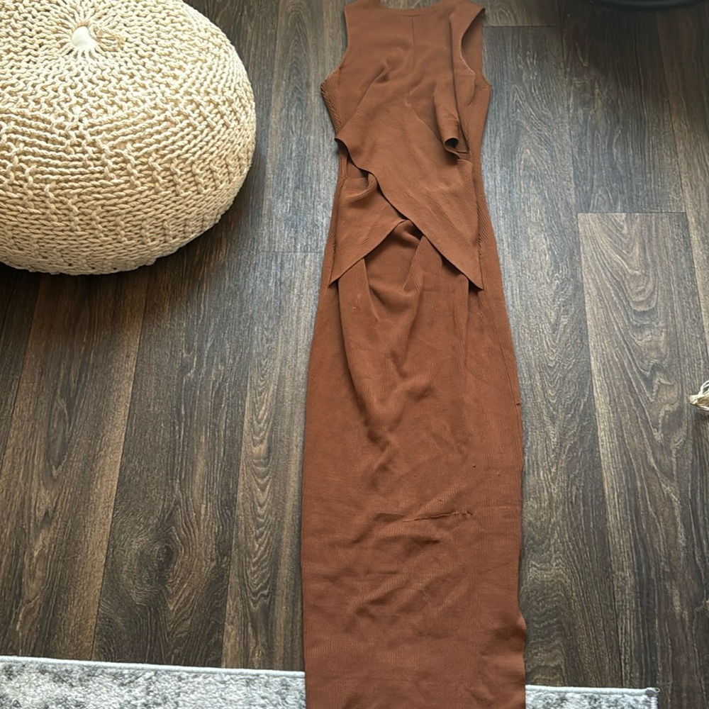 SIR BROWN MAXI DRESS